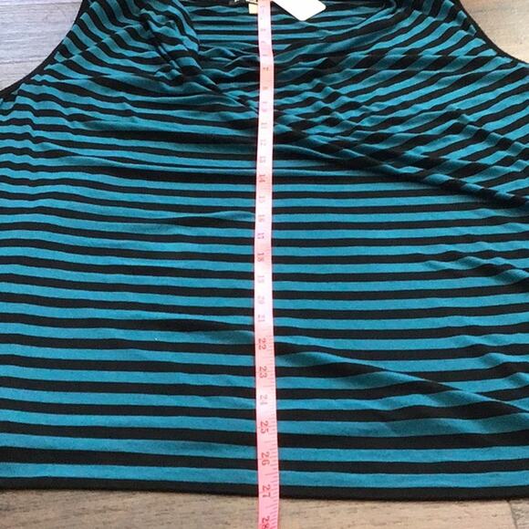 Cable and Gauge NWOT Blue and black stripes Top - Picture 5 of 5